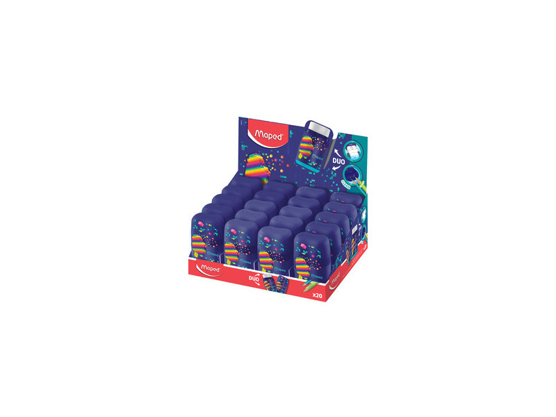 Maped Gomme-taille-crayon PIXEL PARTY, présentoir de 20