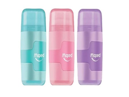 Maped Taille-crayon/gomme Connect Duo PASTEL, par 20