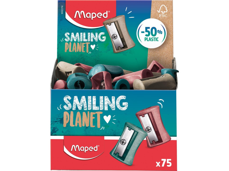 Maped Taille-crayons VIVO SMILING PLANET, coloris assortis