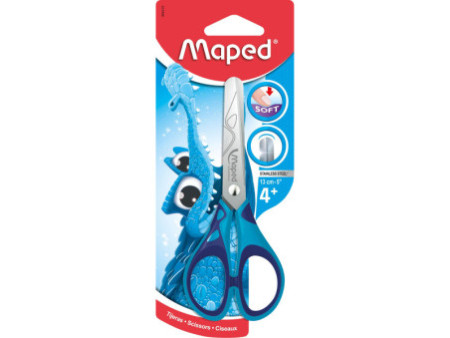 Maped Ciseaux Pulse Soft, longueur: 130 mm, présentoir de 24