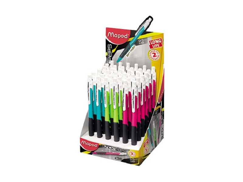 Maped Porte-mines LONG LIFE, 0,5 mm, présentoir de 36