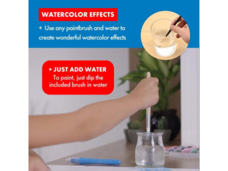 Maped Craie gel COLOR'PEPS GEL, étui plastique de 10
