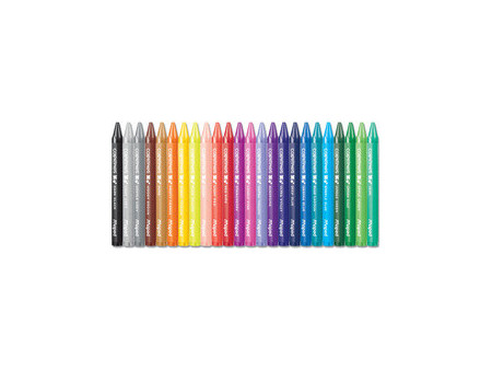 Maped Crayon de cire COLOR'PEPS WAX, étui en carton de 18