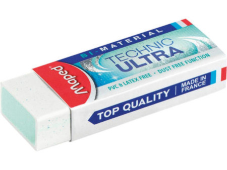 Maped Gomme en plastique Technic Ultra, blanc
