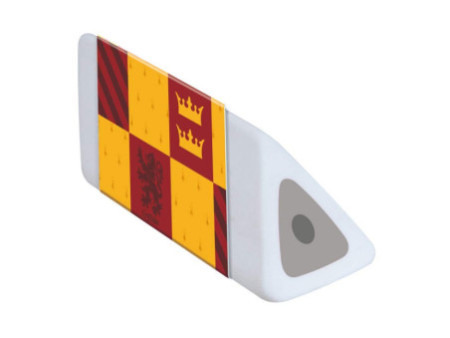 Maped Gomme en plastique Pyramide HARRY POTTER, blister de 3