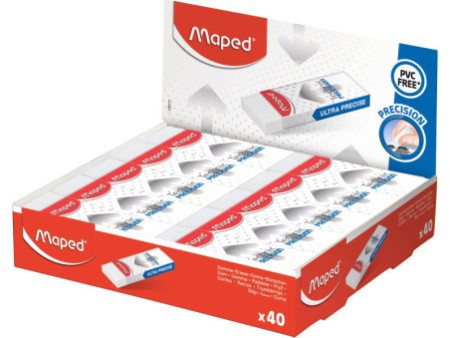 Maped Gomme en plastique Technic PRECISION, blanc