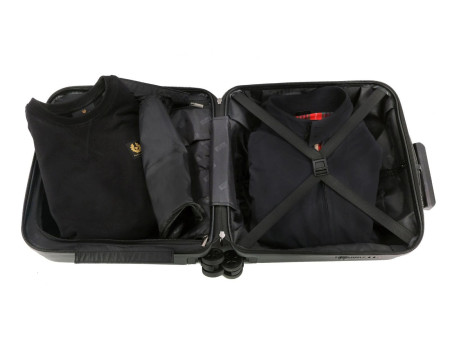 JSA Trolley de voyage & business '2 en 1', noir
