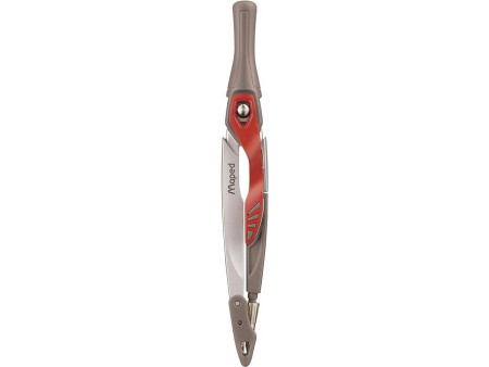 Maped Boîte de compas Stop System, 3 pièces, rouge