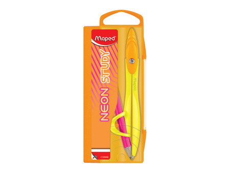 Maped Coffret de compas STUDY NEON, assorti
