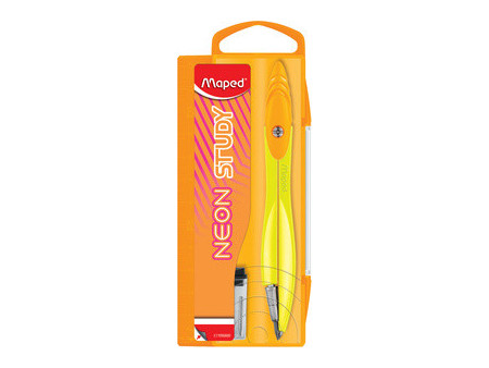 Maped Coffret de compas STUDY NEON, assorti