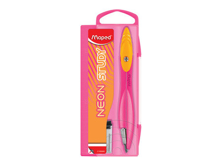 Maped Coffret de compas STUDY NEON, assorti