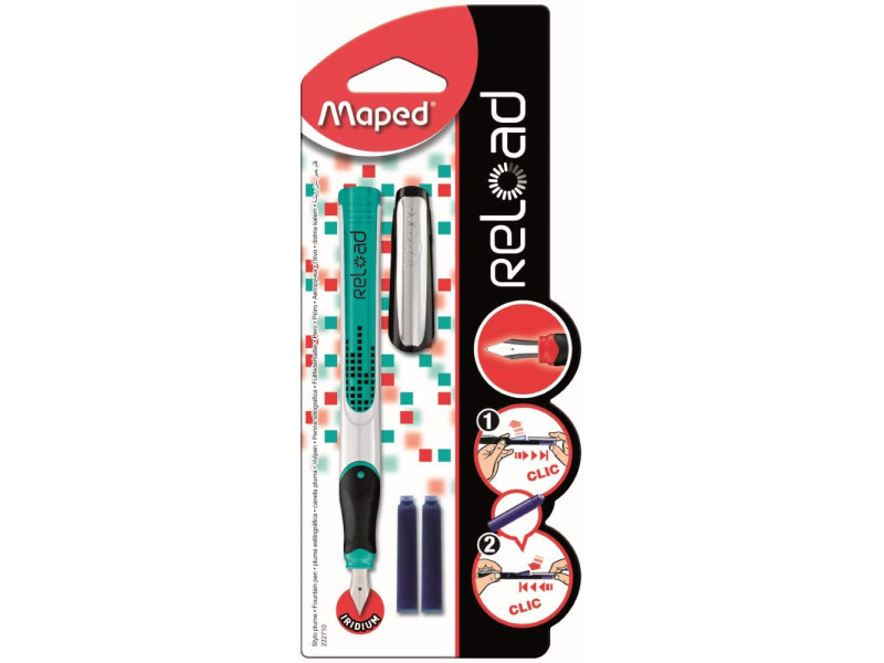 Maped Stylo plume Reload, assorti, taille de plume: M