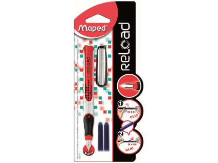 Maped Stylo plume Reload, assorti, taille de plume: M
