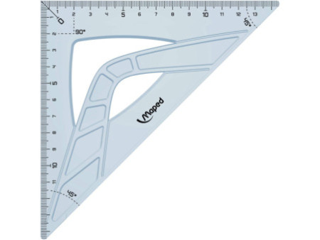 Maped Equerre Geometric 45 degrés, hypoténuse: 260 mm, en