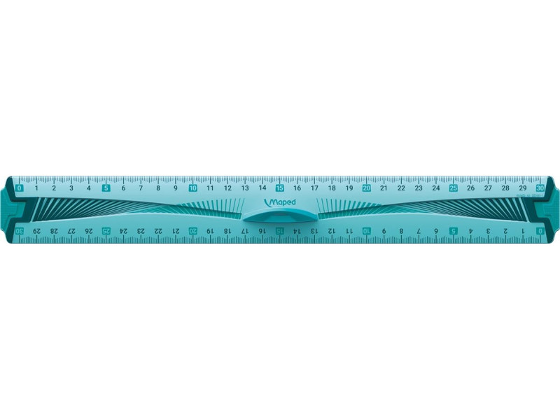 Maped Règle plate Flex, 300 mm, en plastique, avec poignée