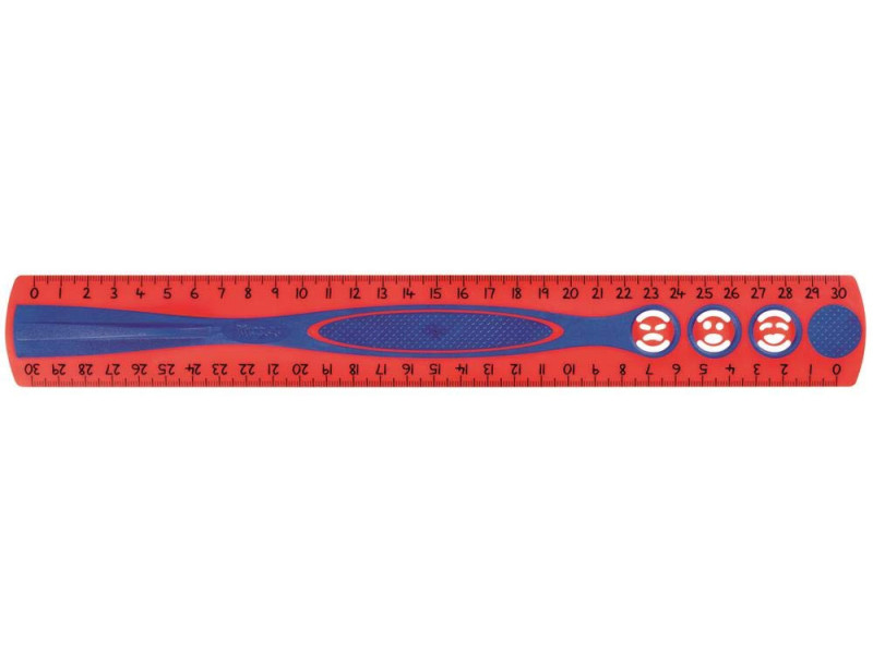 Maped Règle plate Kidy Grip, 300 mm, en plastique