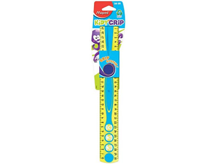 Maped Règle plate Kidy Grip, 300 mm, en plastique