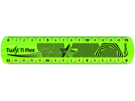 Maped Règle plate Twist'n Flex, 150 mm, incassable, flexible