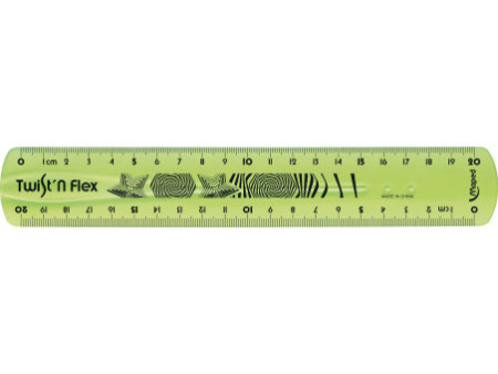 Maped Règle plate Twist'n Flex, 200 mm, incassable, flexible