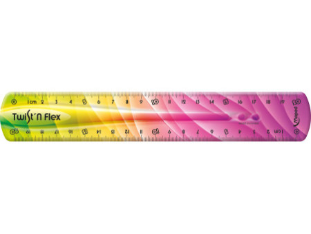 Maped Règle plate Twist'n Flex DECOR, 200 mm, incassable