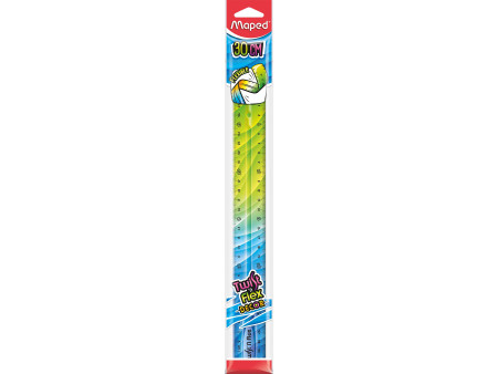 Maped Règle plate Twist'n Flex DECOR, 300 mm, incassable