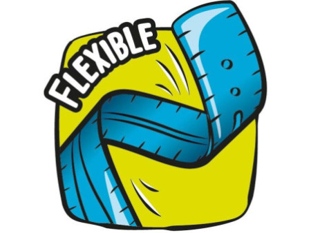 Maped Règle plate Twist'n Flex PIXEL PARTY, 300 mm