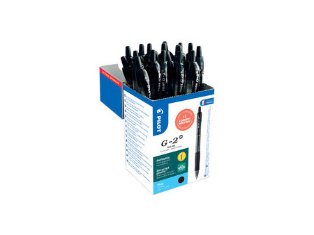 PILOT Stylo roller à encre gel G-2 PLUS 05, VALUE PACK, noir