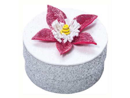 folia Caoutchouc mousse pailleté, non collant, 10 feuilles