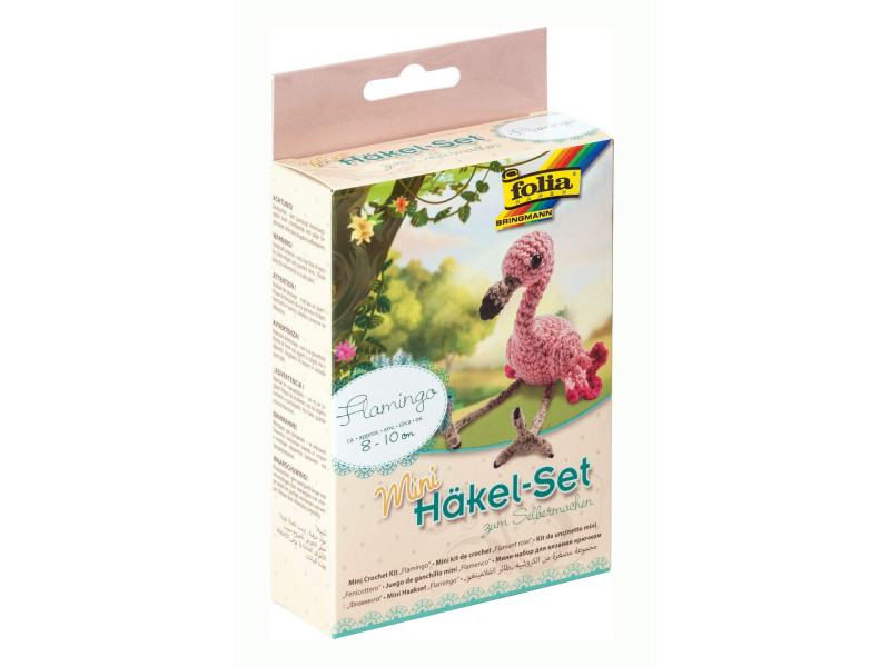 folia Mini kit de crochet 'Flamand rose'