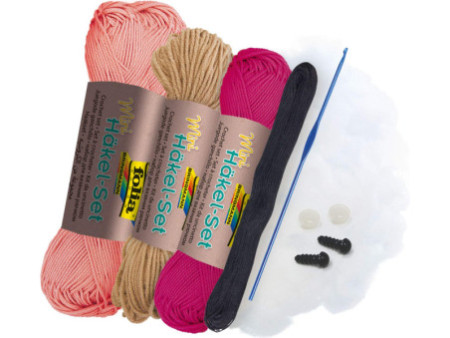 folia Mini kit de crochet 'Flamand rose'