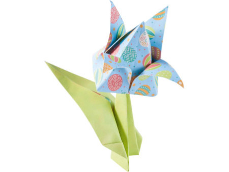 folia Feuille de papier à plier FLEURS, 170 feuilles