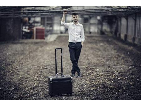 ALUMAXX Valise pour pilotes 'DISCOVERY', aluminium, noir mat