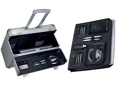 ALUMAXX Valise pour pilotes 'DISCOVERY', aluminium, noir mat