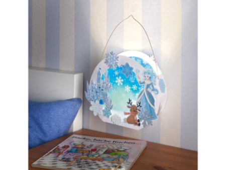folia Lampion prédécoupé, en papier photo, blanc