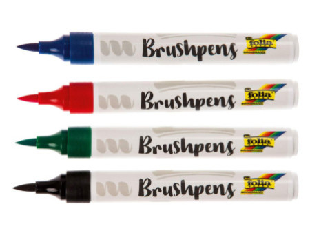 folia Stylo pinceau Brush Pens 'Basic', kit de 4