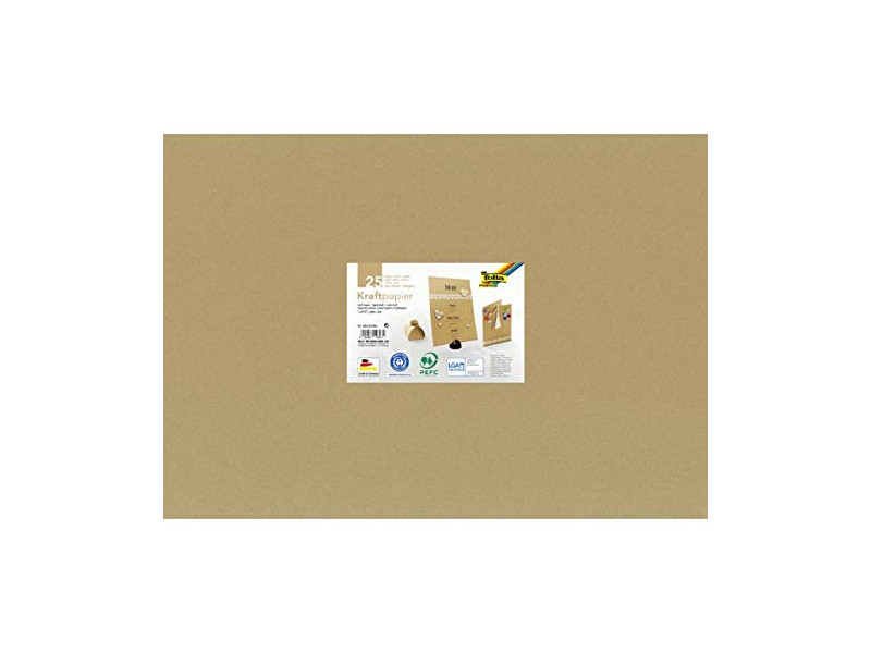 folia Carton kraft, 230 g/m2, 500 x 700 mm, 25 feuilles