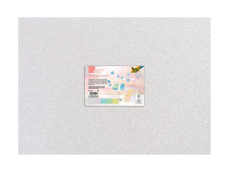 folia Carton pailleté 'Pastel', 500 x 700 mm, 300 g/m2