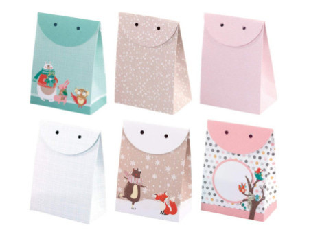 folia Calendier de l'Avent 'Boîte cadeau pastel', 26 pièces