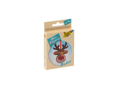 folia Mini kit de feutrine 'Filzinies', bonhomme de neige