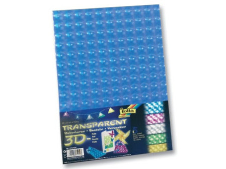 folia Film 3D, épaisseur: 150 microns, 230 x 330 mm, assorti
