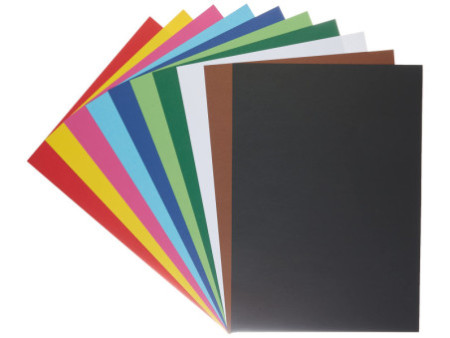folia Carton de couleur, A3, 160 g/m2, lisse, assorti