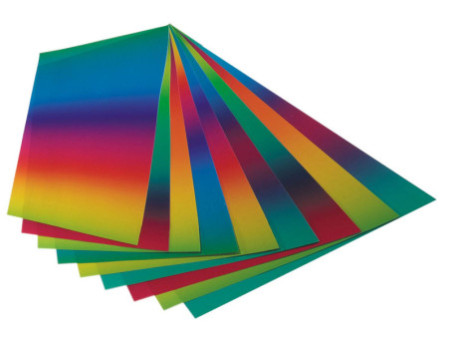 folia Pochette de papier arc-en-ciel, 225 x 320mm, 100g/m2