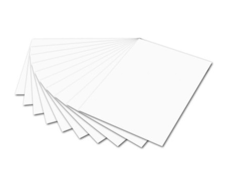 folia Papier de couleur, A3, 130 g/m2, blanc