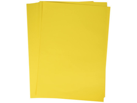 folia Papier de couleur, A3, 130 g/m2, or jaune