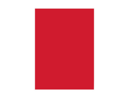 folia Papier de couleur, A3, 130 g/m2, rouge vif