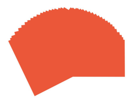 folia Papier de couleur, A3, 130 g/m2, orange