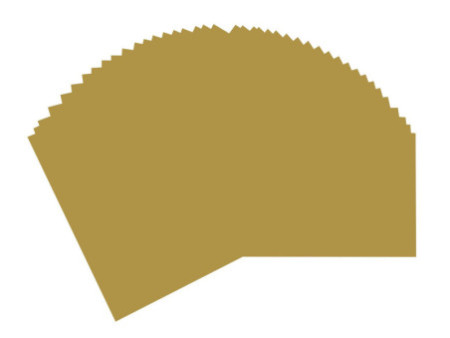 folia Papier de couleur, A3, 130 g/m2, or