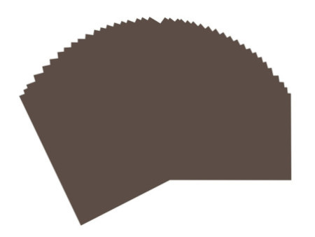 folia Papier de couleur, A3, 130 g/m2, marron foncé