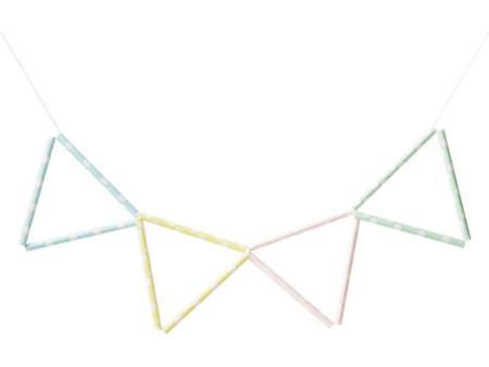 folia Paille en papier 'PASTEL DOTS', longueur : 200 mm