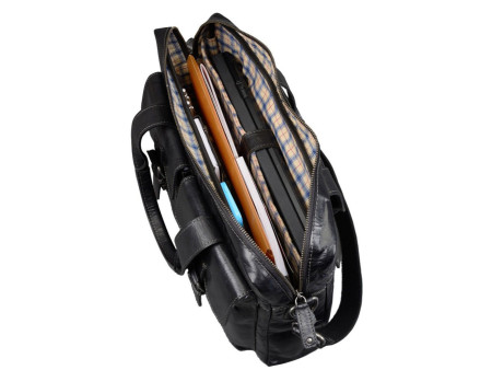 PRIDE&SOUL Sac pour ordinateur portable 'REAL ME', cuir